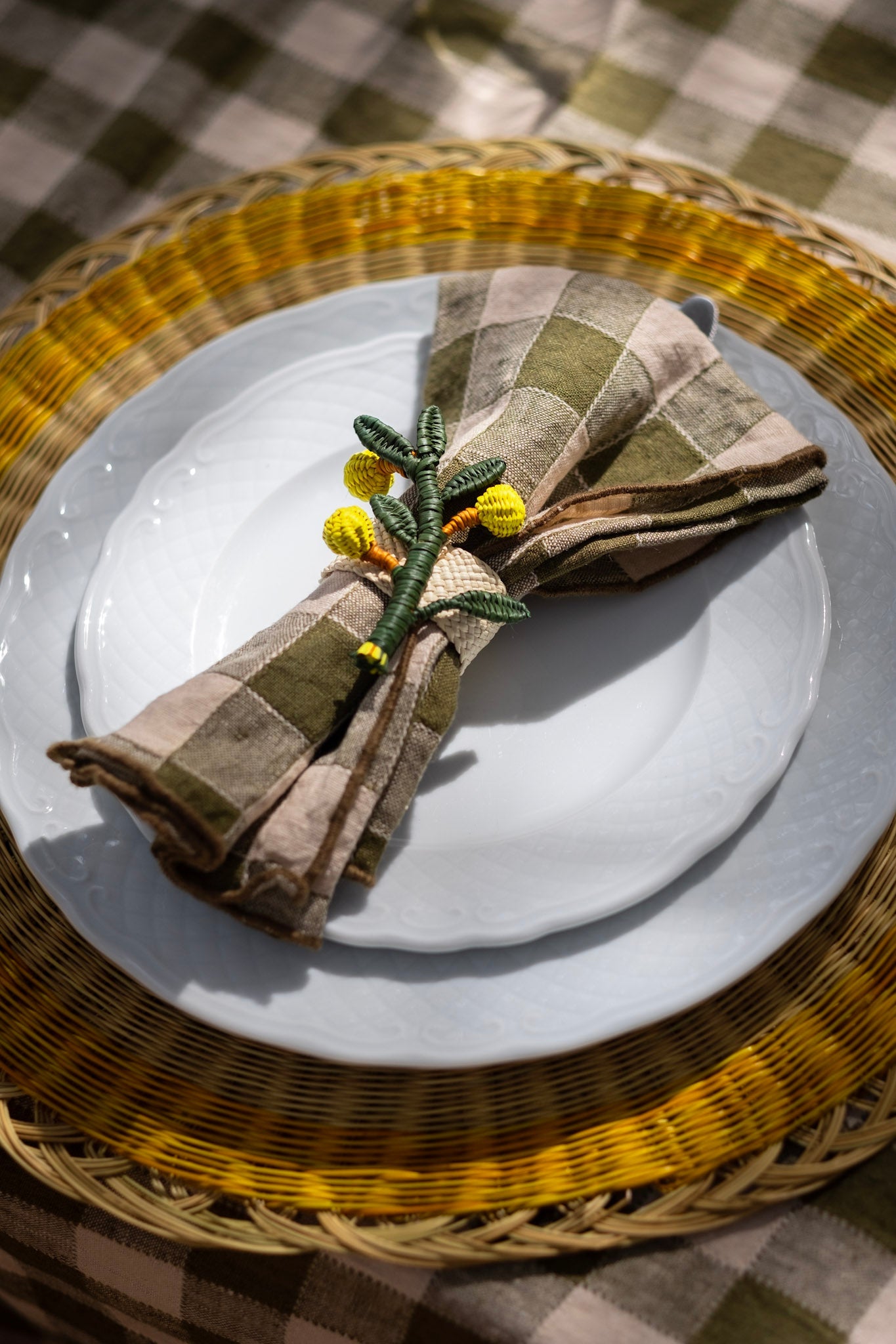 Mimosa Napkin Ring
