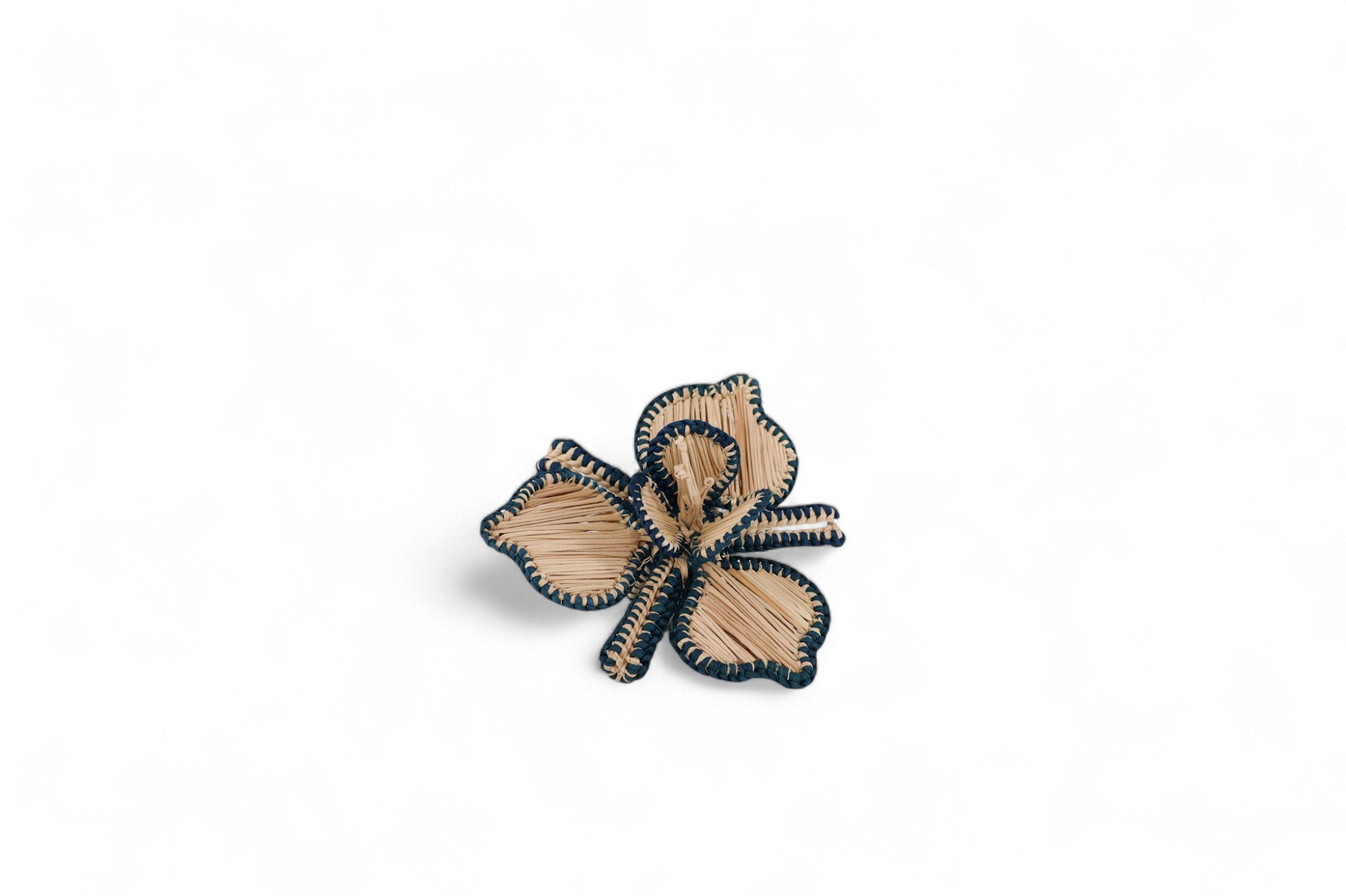 Orchid Edge Napkin Ring blue