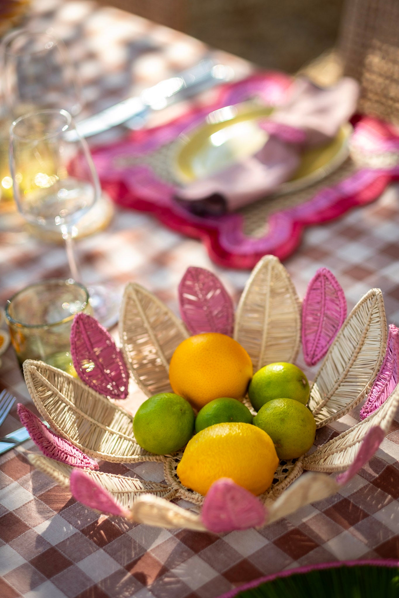 Lotus Basket pink