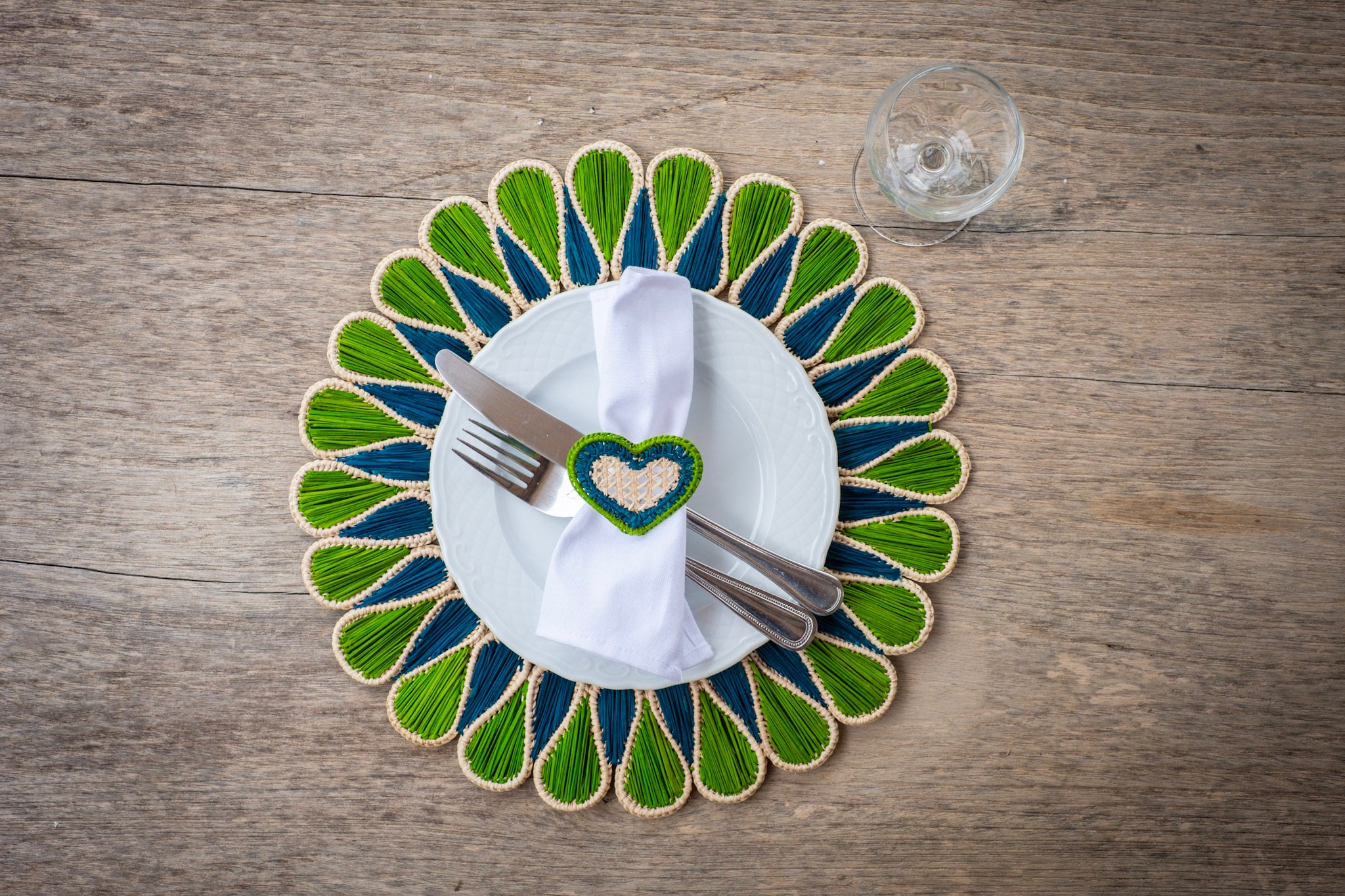 Sofia Placemat green/blue
