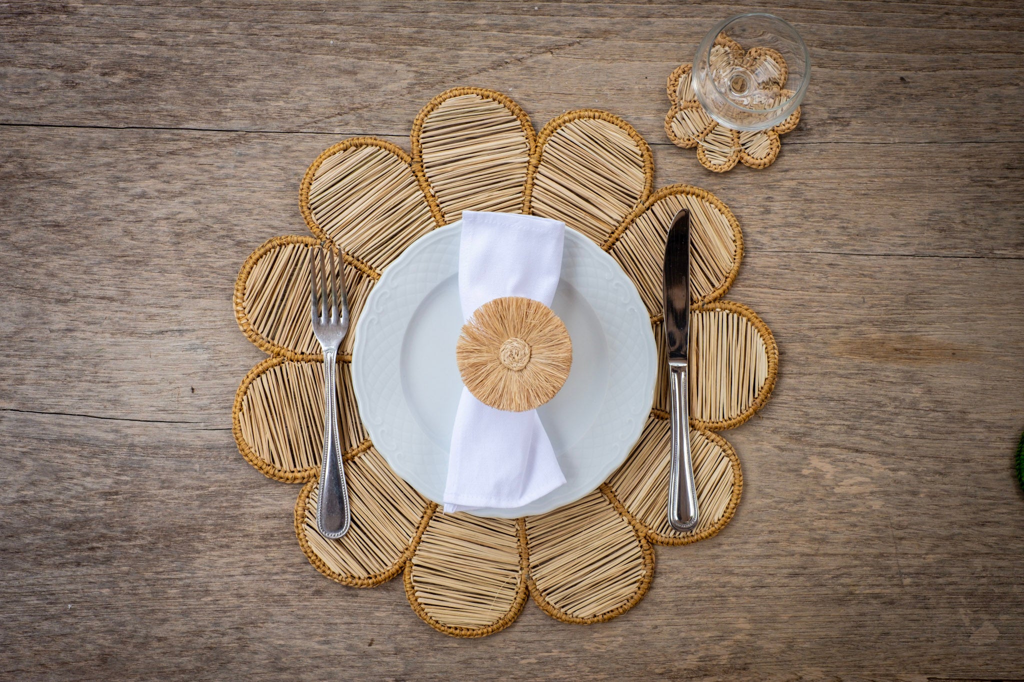Daisy Placemat natural