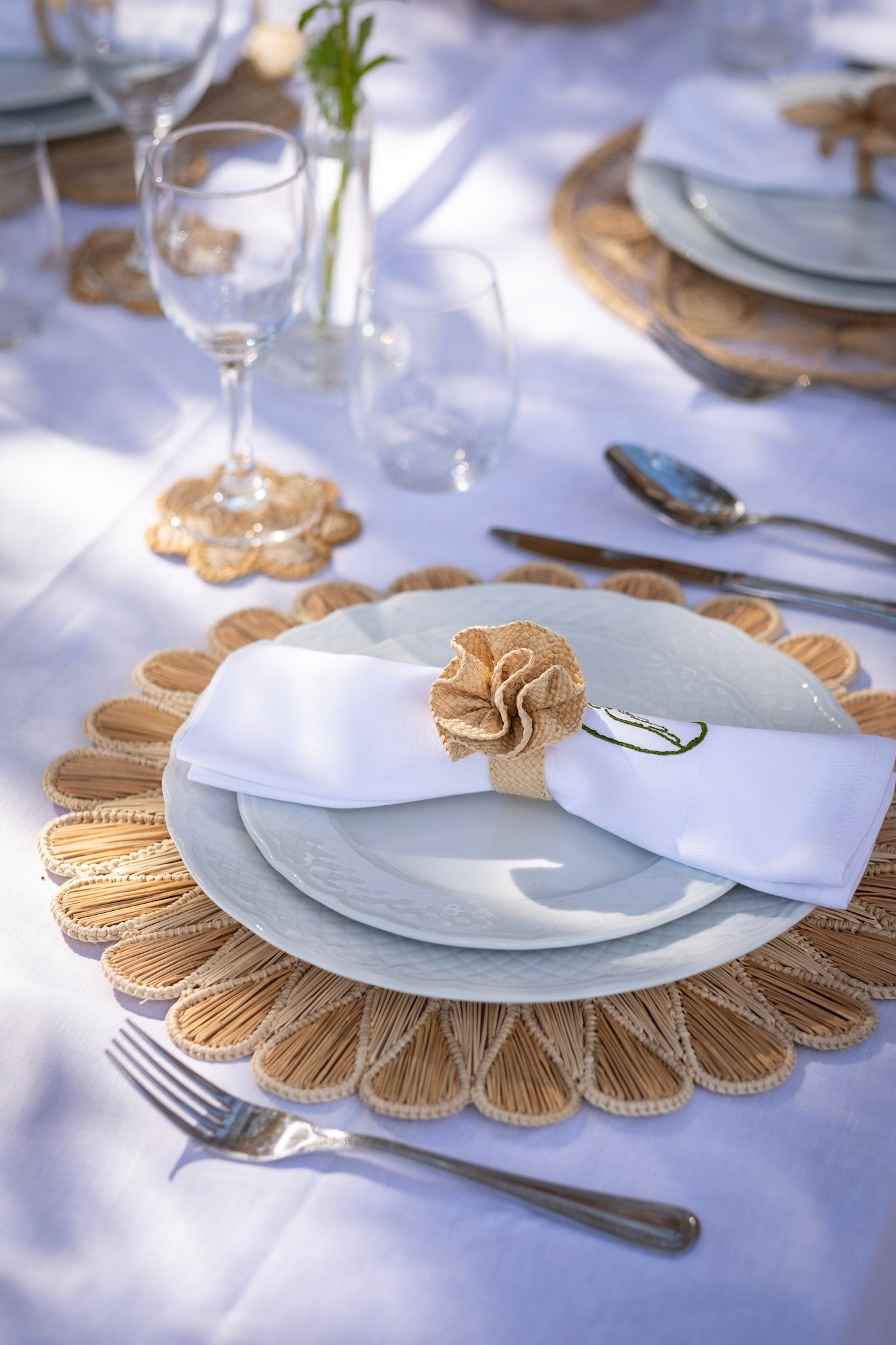 Drape Napkin Ring natural