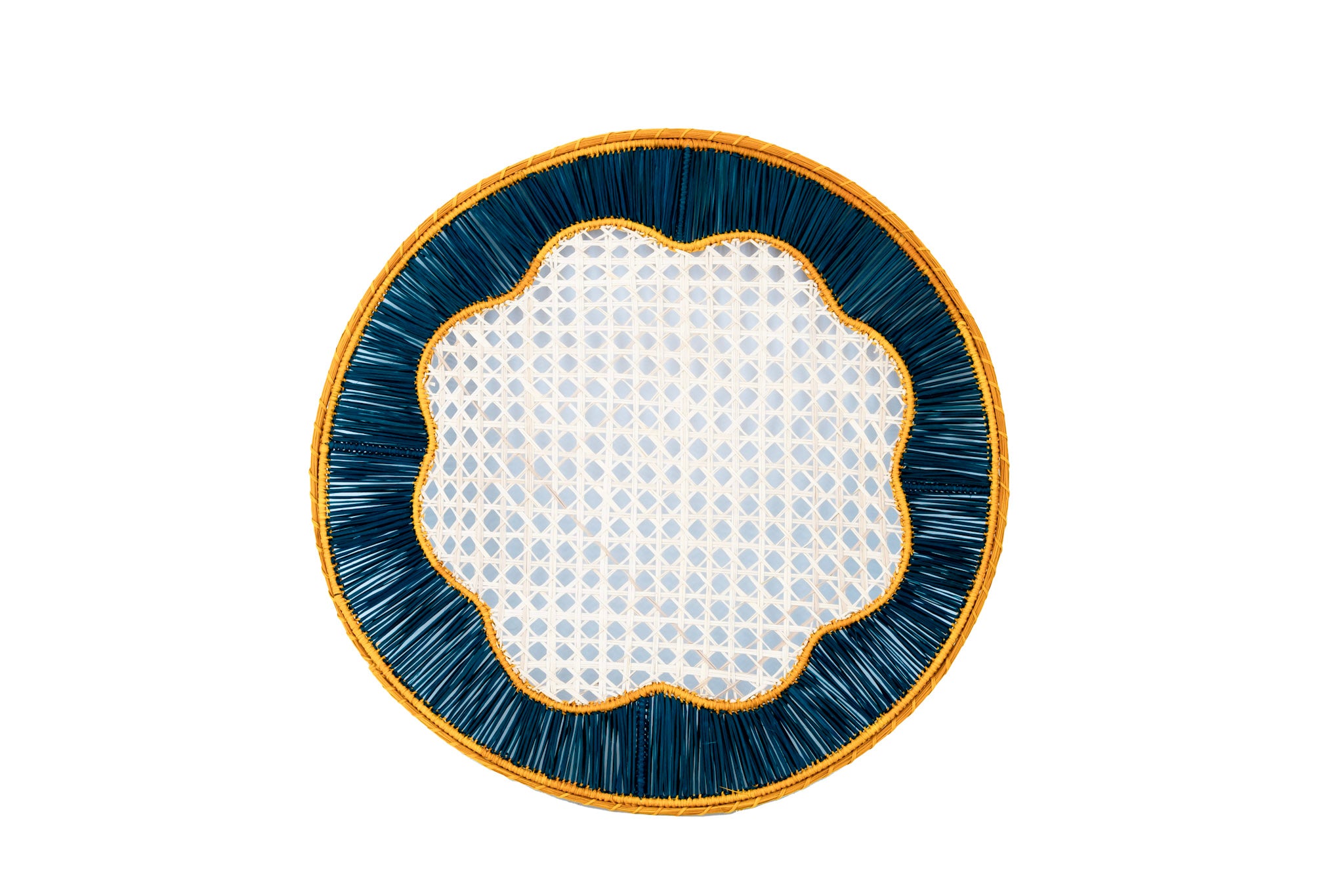 Asia Placemat blue/yellow