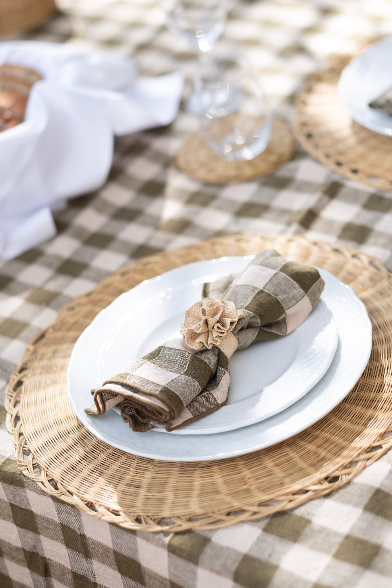 Drape Napkin Ring natural