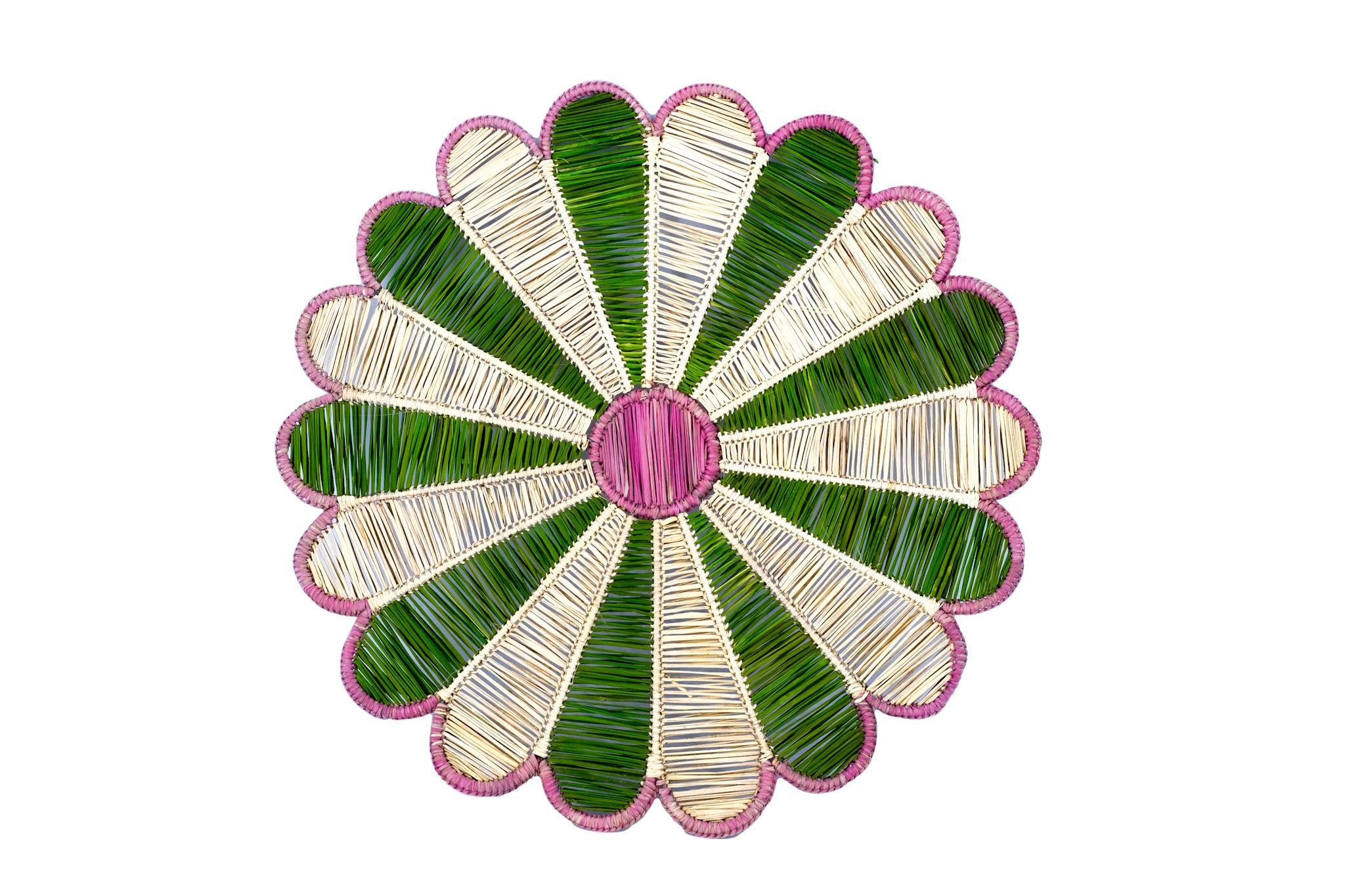 Daisy Multicolour Placemat green/pink