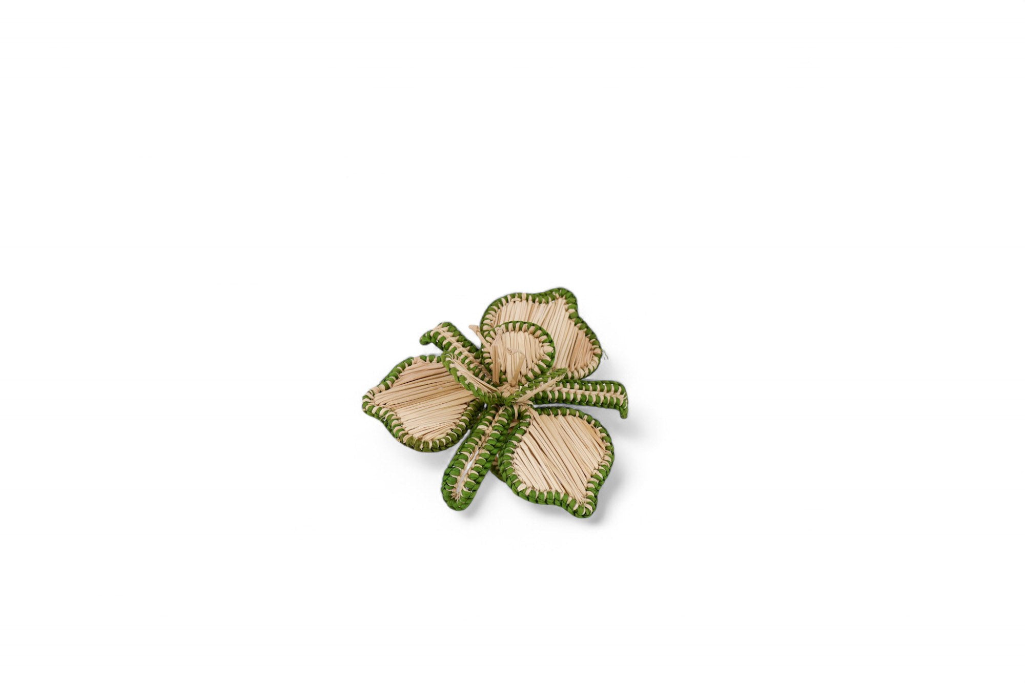 Orchid Edge Napkin Ring green