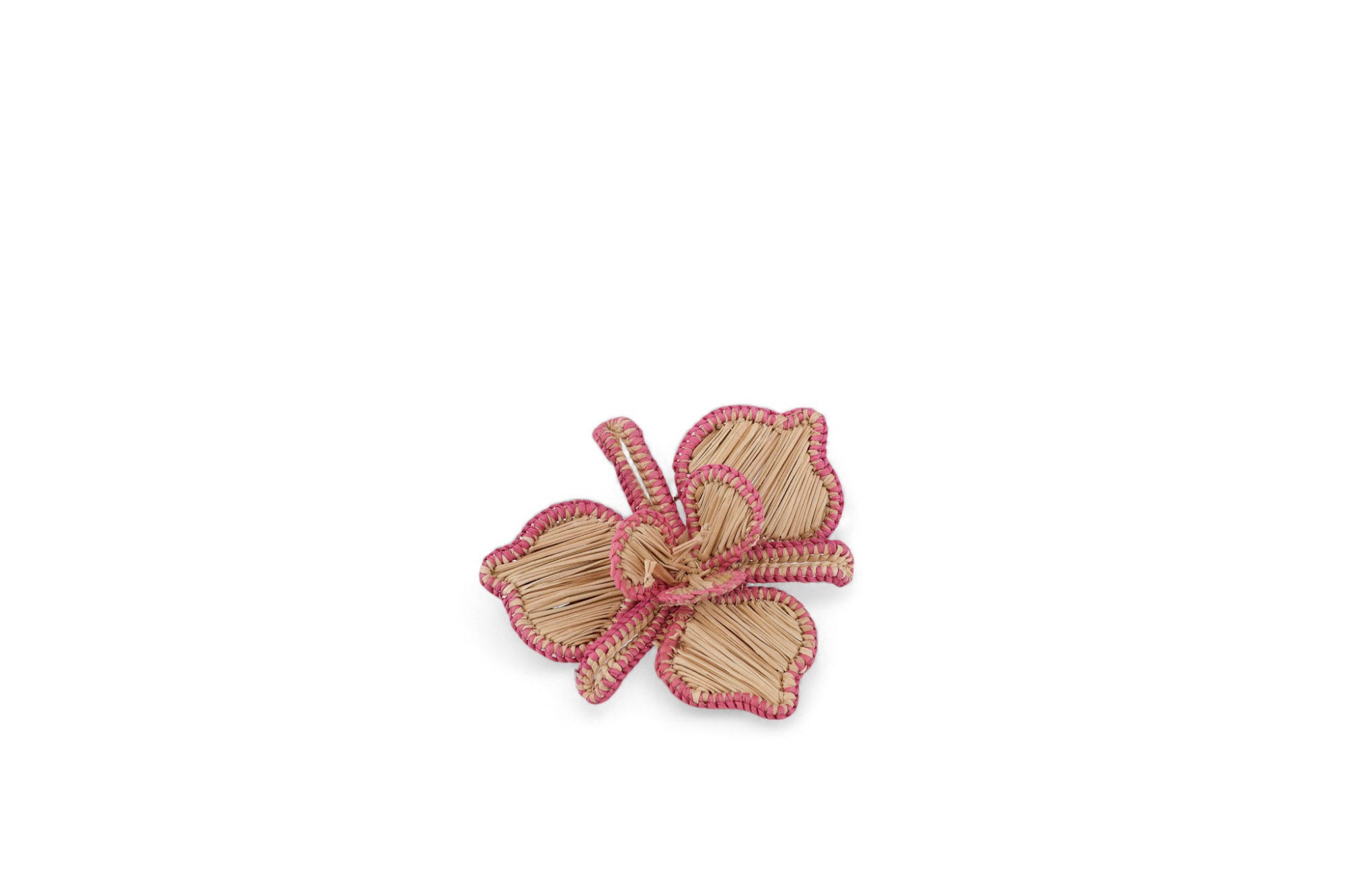 Orchid Edge Napkin Ring pink