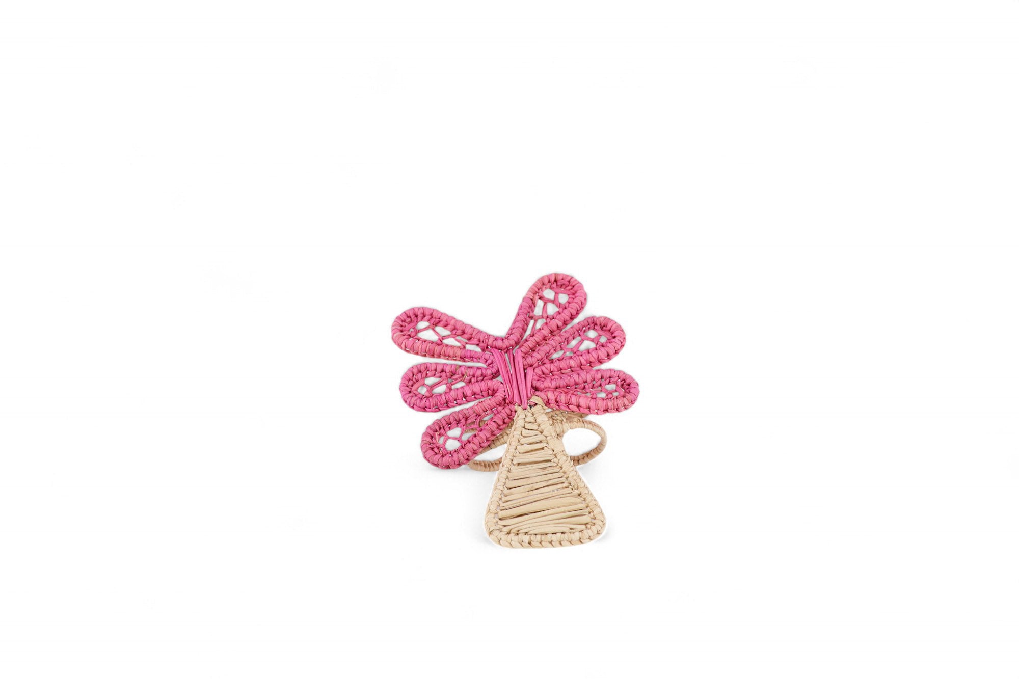 Palm Napkin Ring pink