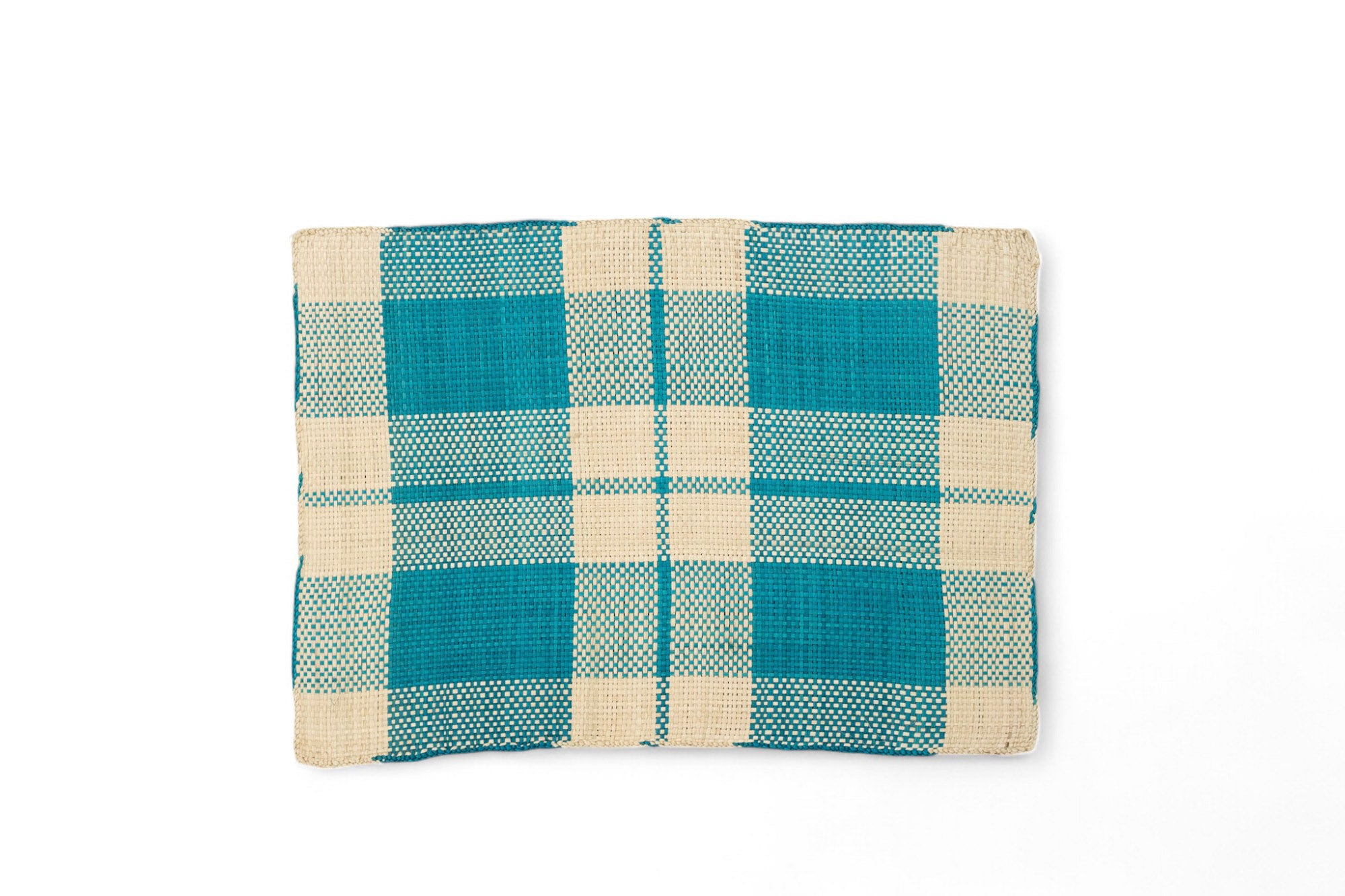 Poppy Placemat big square blue